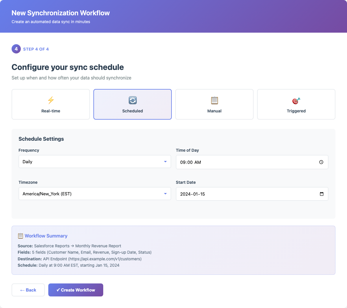 Scheduling & Automation